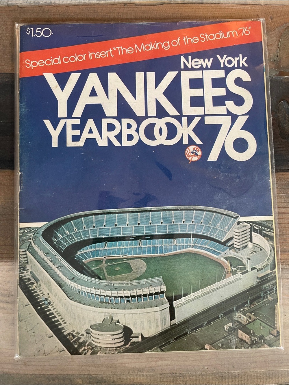 Vintage 1976 New York Yankees Publication – Yankee Stadium History & Roster